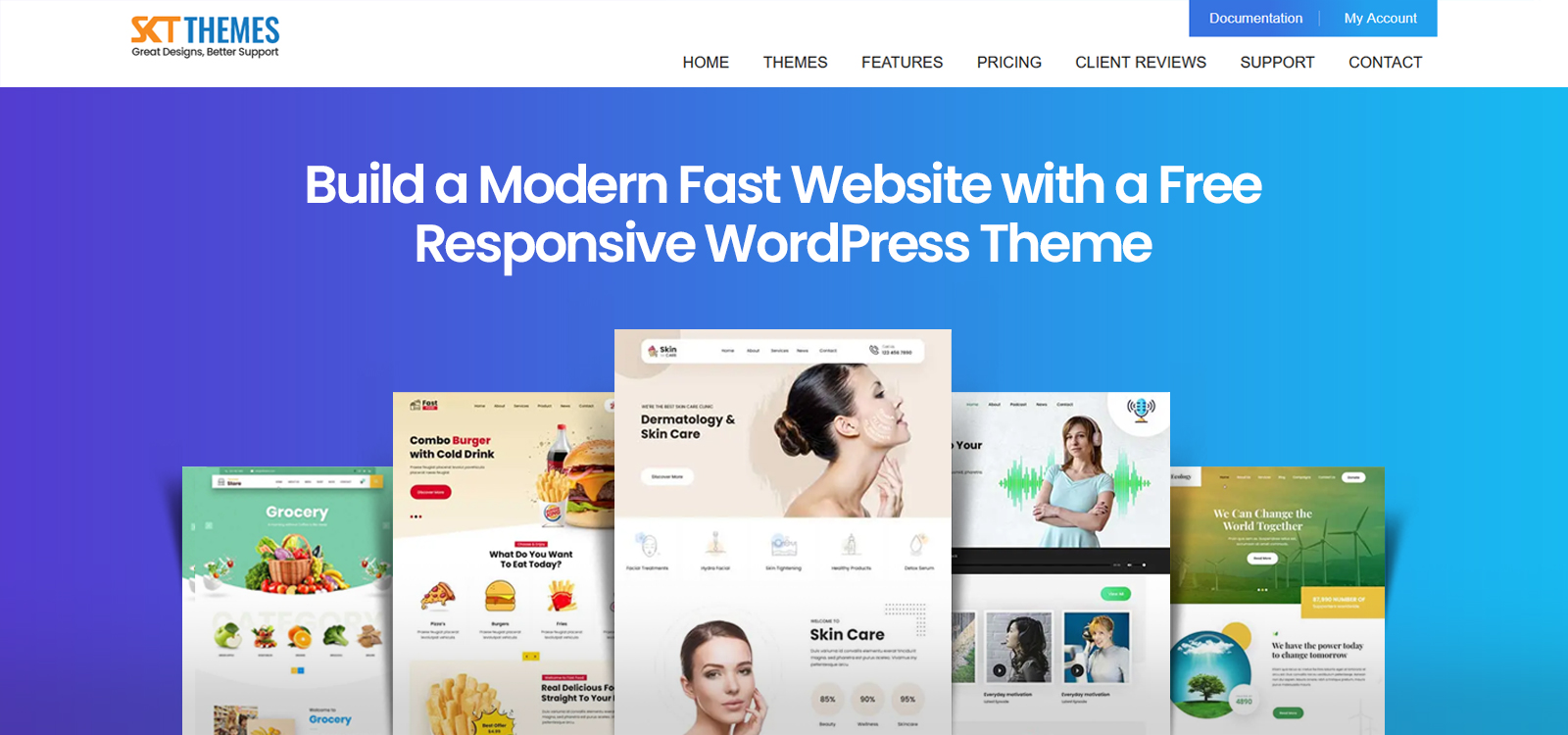 SKT Free WordPress Themes: Multipurpose & High-Performance