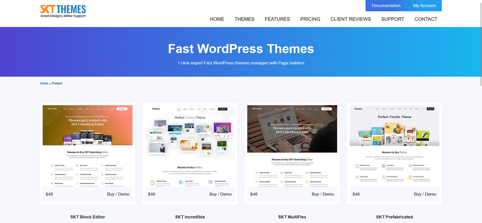 15+ Fastest WordPress Themes In 2026 - WPDeveloper Fastest WordPress Themes | SKT Themes