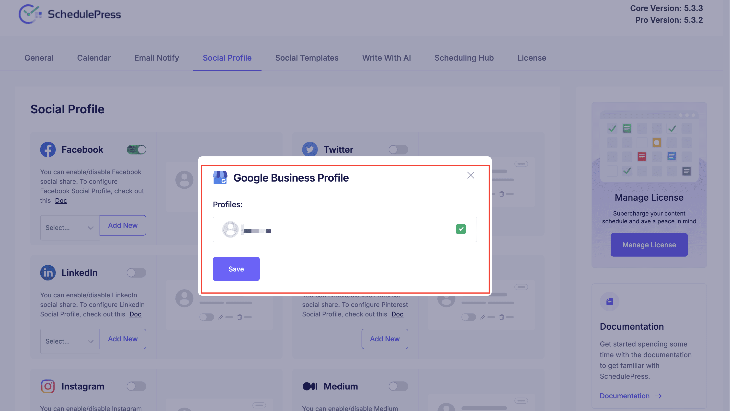 How to Automatically Share WordPress Posts on Google Business Profile Using SchedulePress? - WPDeveloper Share WordPress Posts on Google Business Profile